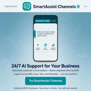 Sponsored Post on SmartAssist Channels