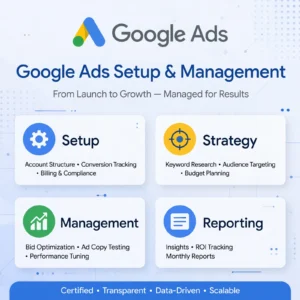 Google Ads Setup & Management